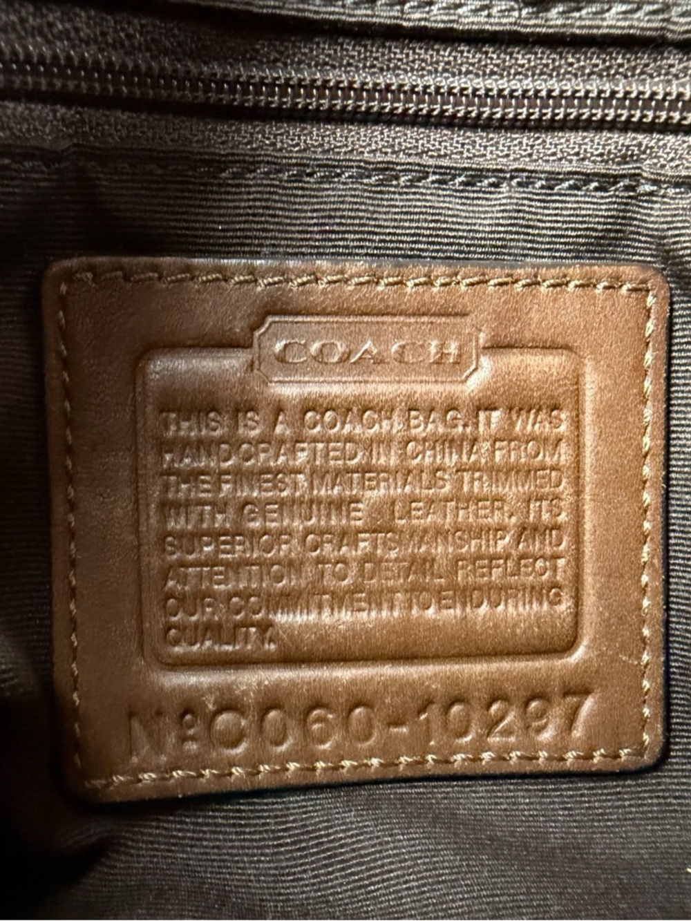 Coach Vintage Y2K Soho Signature Canvas Buckle Flap Shoulder Bag Brown Jacquard - Picture 10 of 10